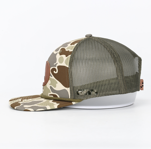 OEM Injae Vina Vietnam sombrero de fábrica de algodón ajustable 112 sombreros de camionero logotipo personalizado Color bordado deportes pesca poliéster - Product Image 3