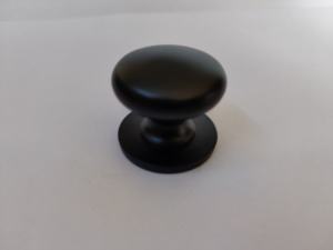 Brass Cabinet <b>Knob</b> Round <b>Black</b> Powder Coat Carton Box Packaging - Product Image 4