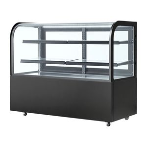 Equipo de Refrigeración Comercial para Cocina, Vitrina Exhibidora de Pasteles y Tartas de 2 Niveles con Iluminación LED, 17.6 Pies Cúbicos/550L - Product Image 1