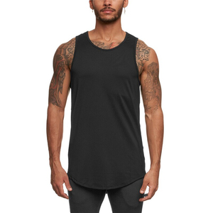 Custom Embroidered Eco-Friendly Breathable Button Men's Casual Gym <b>Vest</b> Tank <b>Top</b> 100% Polyester Quick Dry Fitness Workout - Product Image 4