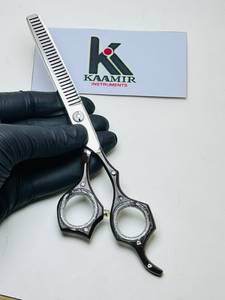 Kaamir Instruments Professional Stainless Steel Rotary Head Folding Hair Thinning Razor Customized Logo Salon Texturizing - Product Image 6