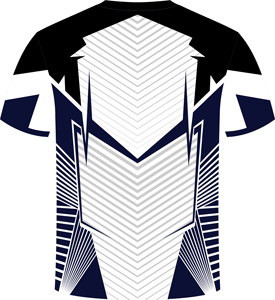 Maillot de football sublimé à col en V pour homme FURAT LEATHERS, manches courtes, imprimé géométrique, évacuation de l'humidité, polyester/coton, coupe classique - Product Image 3