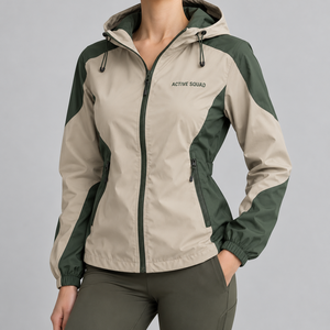 New Fashionable Long Sleeve <b>Women</b> <b>Windbreaker</b> Jacket OEM Factory Wholesale Price Customized Logo <b>Women</b> <b>Windbreaker</b> Jacket - Product Image 4