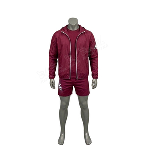 Custom Logo Piece Breathable Windproof <b>Lightweight</b> <b>Summer</b> Windbreaker Full-Length <b>Jacket</b> Set Cargo Zip-Up Nylon Unisex Tracksuit - Product Image 2