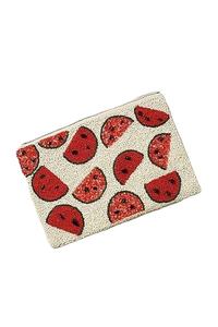 Bolsa de monedas bordada con cuentas blancas arcoíris, esta cinta de lazo grande está en un color arcoíris o con cuentas blancas es perfecta para agregar - Product Image 3