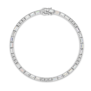 Lab Created Diamond Bracelet <b>Bangle</b> Round Cut Bracelets Fine Jewelry with IGI Certified & VVS Clarity for Women's for Sale - Product Image 2