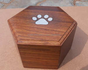 Urnas de Cremación de Madera de Mango Estilo Americano, Bellamente Grabadas y Personalizadas, para Cenizas Humanas y de Mascotas, para Funerales y Servicios Conmemorativos - Product Image 4