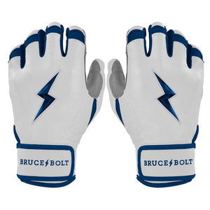 Guantes de bateo de béisbol de calidad profesional con puño corto, 100% cuero Cabratta, logotipo y diseño personalizados, piel de primera calidad. - Product Image 1