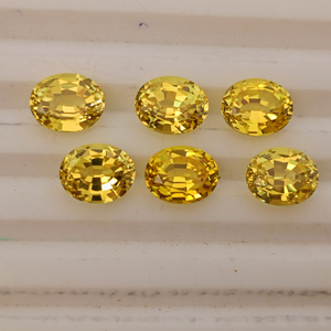 Saphir jaune de qualité supérieure cultivé en laboratoire, pierre précieuse en vrac, formes multiples, coupe personnalisée, haute clarté, pour la fabrication de bijoux faits à la main - Product Image 4