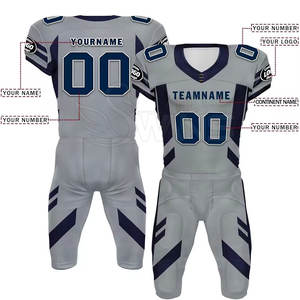 Uniforme de Fútbol Americano Personalizado con Logotipo, de Alta Calidad, Transpirable, Hecho Profesionalmente, Ropa Deportiva en Venta - Product Image 2