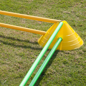 Adjustable Durable Agility Cone and Pole Set with PE Training <b>Discs</b> for Soccer Basketball Outdoor Activities & Speed Training - Product Image 4
