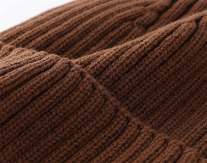 Customizable Winter Beanie Knit <b>Hat</b> Solid Color Warm <b>Cap</b> with Logo Plain Style for Travel With OEM Service Beanies <b>Caps</b> - Product Image 6
