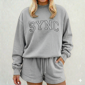 Conjunto de Invierno Moderno y Elegante para Mujer, Cuello Alto, Dos Piezas, Suave, Cálido, Cómodo y Acogedor para la Temporada de Frío - Product Image 1