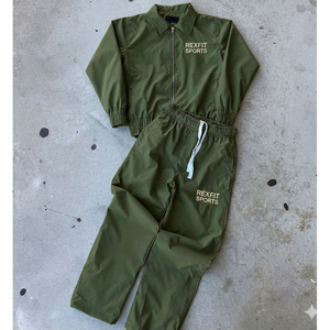 Survêtements en nylon personnalisés pour hommes, coupe-vent de haute qualité, deux pièces, imperméables, nouvelle conception, ensembles de deux pièces pour garçons - Product Image 6