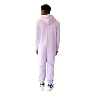 Pyjama en polaire personnalisé à capuche et manches longues, combinaison moelleuse pour adultes, vêtements de nuit, combinaison pour homme/femme, logo sur le devant, combinaison pour homme - Product Image 3