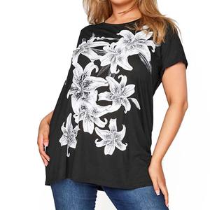 Camiseta de Alta Calidad para Mujer, Talla Grande, Fabricada en Pakistán, Algodón Transpirable, Camiseta para Mujer 2025, Fábrica de Pakistán - Product Image 5