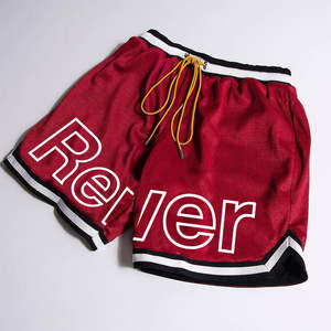 Shorts de basket-ball en mesh respirant à séchage rapide pour hommes avec logo imprimé personnalisé - Product Image 6