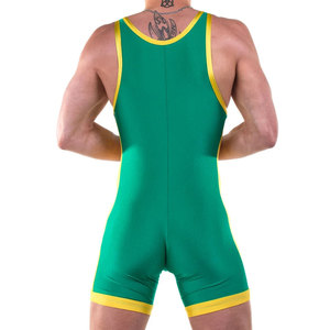 Maillots de lutte personnalisés respirants sans manches, vêtements de musculation et de course à pied, style classique uni, effet ventre plat - Product Image 2