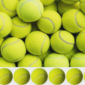 ลูกเทนนิสคุณภาพพรีเมียมรุ่นใหม่ มองเห็นได้ชัดเจน ทนทาน พร้อมปลอกหุ้มแบบหนา สมดุลความเร็วและความควบคุมได้อย่างสมบูรณ์แบบ ขนาดมาตรฐาน - Product Image 1