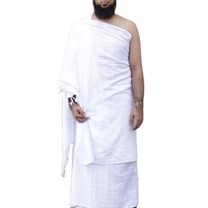 Serviettes en coton Ihram sur mesure Dubaï, vêtements islamiques Ehram, tenue de Hajj, Ihram pour hommes, Ihram turc léger et respirant pour l'Omra - Product Image 1