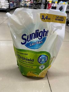 ซันไลท์ น้ำยาทำความสะอาดพื้นชนิดซอง กลิ่นยูซุเลมอนและตะไคร้หอม 3.4 กก. - Product Image 2