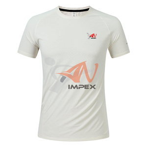 Camiseta Deportiva de Verano para Hombre, de Secado Rápido, Cuello Redondo, Manga Corta, con Detalles Reflectantes, Transpirable, Lisa, para Correr al Aire Libre - Product Image 6