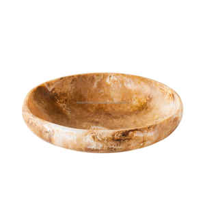 Bol de service bas de luxe en résine polie, style restaurant, écologique, pour aliments, desserts, salades, riz, plat - Product Image 6