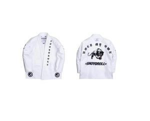 Nuevo Kimono de Jiu Jitsu Brasileño Shoyorol Chain Gang Blanco, Uniforme de Artes Marciales de Alta Calidad, 450 g/m² - Product Image 1