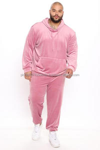 Conjunto de 2 piezas de alta calidad para hombre, recién llegados, venta al por mayor, Sudadera con capucha acampanada apilada, terciopelo, cremallera, logotipo impreso, informal de lujo - Product Image 3