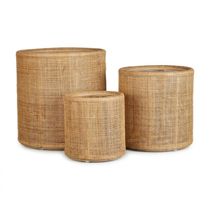 Maceta de ratán para decoración de jardín, precio al por mayor, soporte para plantas, macetas, cesta para exhibir flores - Product Image 4