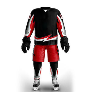 Uniforme de Hockey sobre Hielo Unisex de Poliéster, Secado Rápido, Transpirable, Tejido de Punto, Personalizado con Sublimación OEM, Ropa Deportiva para Equipos Adultos - Product Image 2