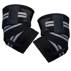 Support de coude élastique réglable avec sangle de compression pour la musculation, le fitness et la protection des bras - Product Image 2