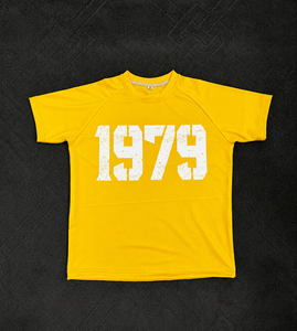 เสื้อยืดสีชมพูขนาดใหญ่พิเศษ พิมพ์ลายกราฟิกปี 1979 ผ้าฝ้าย สตรีทแวร์ วินเทจ ยูนิเซ็กส์ เสื้อยืดเปล่า รับผลิตแบบ OEM ODM - Product Image 4