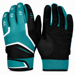 Guantes de Bateo de Béisbol de Cuero Ecológico de Alta Calidad, Transpirables, Antideslizantes, Duraderos, Diseño Personalizado, Profesionales, para Deportes de Equipo - Product Image 1