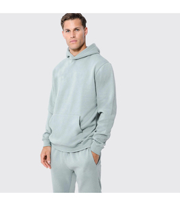 Bulk Orders Casual Winter Warm Tracksuits For <b>Men</b> Most Demanding Plain Dyed <b>Pullover</b> Loose Fitted Tracksuits In Low MOQ - Product Image 2