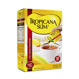 TROPICANA SLIM Low Calorie Sweetener with Sucralose 50 <b>Sachets</b> - Product Image 1