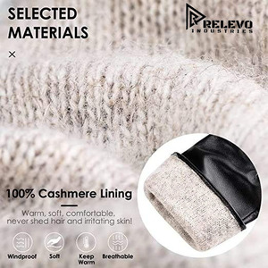 Wholesale Stylish Manufacturer Sheepskin Ladies Winter Thick Touch Screen Winter Genuine And Comfortable Leather <b>Gloves</b> - Product Image 5