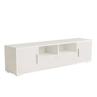 Meuble TV de Luxe au Design Moderne, Meuble de Rangement en Bois, Unité de Divertissement en Gros, Meuble TV pour Salon