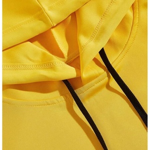 Custom Logo Hoodies <b>Men</b> Polyester Tech <b>Fleece</b> Two Pieces Sportswear Jogger Tracksuit <b>Men's</b> Wholesale Sweatsuit - Product Image 4