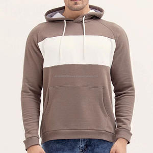 Sweat à capuche en molleton 100% coton pour homme, poids lourd, de haute qualité, col à capuche à double panneau avec design découpé pour l'hiver - Product Image 1