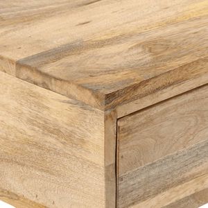 Consolle in Legno Massello di Mango Naturale di Medie Dimensioni - Product Image 6