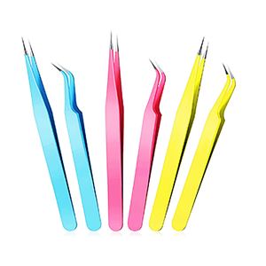 Pince à épiler pour cils en acier inoxydable personnalisée ASAP, pointe de précision lisse, logo de marque privée, emballage de qualité, applicateur durable - Product Image 3