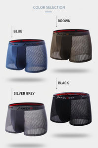 Fournisseur direct d'usine – Boxers pour hommes confortables et respirants à taille mi-haute, faible MOQ, sous-vêtements masculins de haute qualité avec logo personnalisé, 100 % coton - Product Image 6