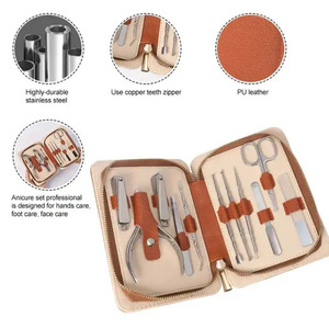 Kit de manucure multi-pièces en acier inoxydable avec outils de soin des ongles de précision, kit professionnel de soin des ongles avec coupe-ongles et ciseaux - Product Image 3