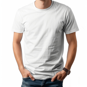 Nouveau T-shirt Vintage Ample en Coton Lourd 250 g/m² pour Homme, Impression Personnalisée du Logo, Style Rétro et Vieilli, Coupe Oversize - Product Image 3