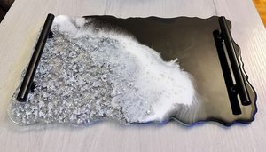 Bandeja de Servir de Resina Hecha a Mano de Primera Calidad, Forma y Tamaño Personalizados, Pieza Única a Excelente Precio - Product Image 2