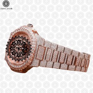 Reloj de Cristal de Lujo para Mujer Charm_Jewells, Caja Tonneau, Correa de Acero Inoxidable, Cuarzo Analógico, Estilo Joyería de Moda - Product Image 3