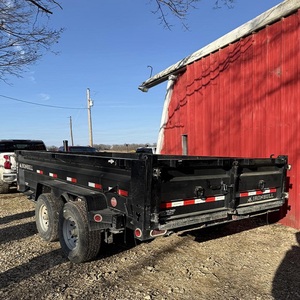 Nouvelle remorque à benne basculante 16K 7 X 16 GN, 3 sections télescopiques, charge utile de 200 kg, 48 côtés, boîte de vitesses agricole robuste, moteur - Product Image 2