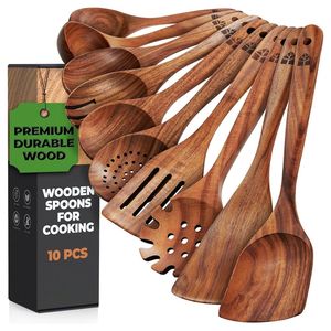 Juego de utensilios de madera natural sostenible de alta calidad, artículos para la cena, fabricante de Vietnam, venta al por mayor, Polaris Agri, 5 piezas seguras para alimentos - Product Image 4