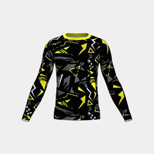 Service OEM : Vêtements de performance à manches longues anti-UV |   T-shirt anti-UV en polyester/spandex écologique, contrôle de l'humidité, logo frontal, 300g - Product Image 3